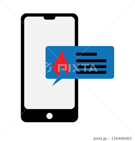 hand phone logo 116406863