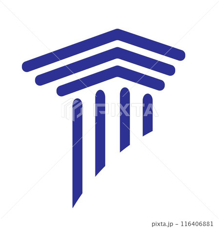 simple pillar logo simple pillar logo 116406881