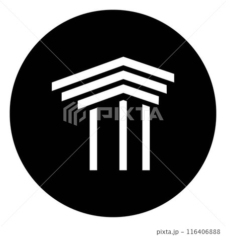 simple pillar logo simple pillar logo 116406888