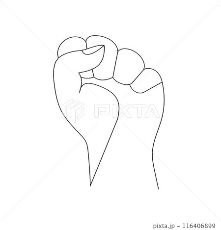 hand clenched logo 116406899