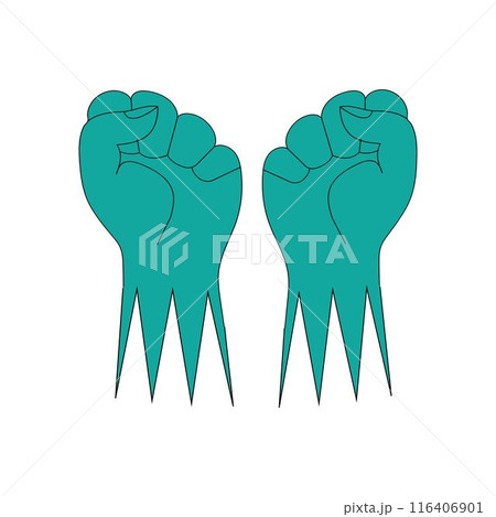 hand clenched logo hand clenched logo 116406901