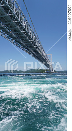 迫力ある大潮 鳴門海峡(徳島県鳴門市) 迫力ある大潮 鳴門海峡(徳島県鳴門市) 116407004