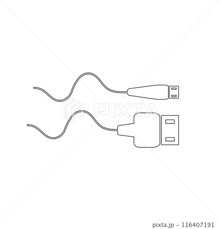 usb icon vector illustration design 116407191