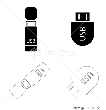usb icon vector illustration design 116407206