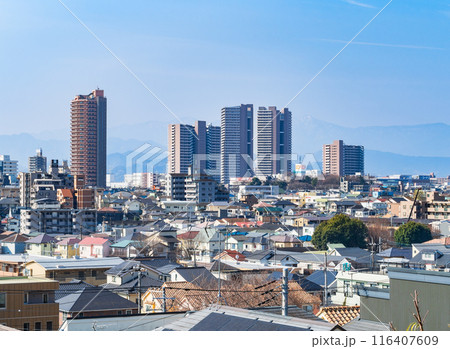 郊外の住宅地　相模原市のタワーマンション 116407609