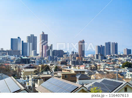 郊外の住宅地　相模原市 116407613