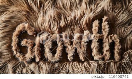 Brown Fur Business development concept art poster. Brown Fur Business development concept art poster. 116408741