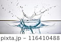 AI生成｜水しぶきイメージ｜水が反射する王冠イメージ 116410488