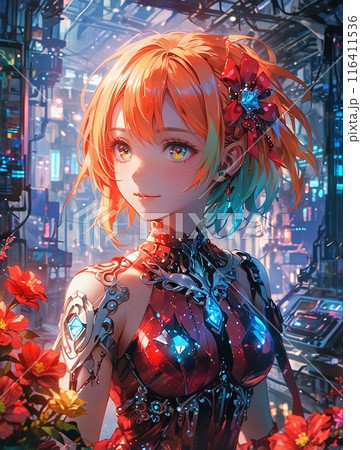 女の子【AI生成画像】 女の子【AI生成画像】 116411536