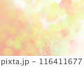 キラキラなオレンジ系の背景 116411677