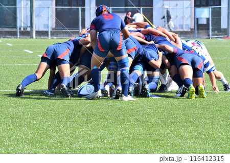 ラグビー、高校ラグビー 116412315