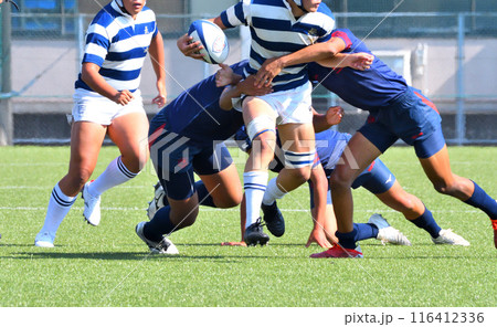 ラグビー、高校ラグビー 116412336