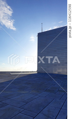 Opera house Oslo roof top in Oslo, Norway Opera house Oslo roof top in Oslo, Norway 116412598