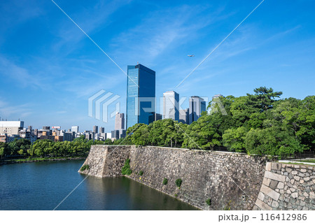 大阪ビジネスパーク　大阪城内からの眺め 116412986