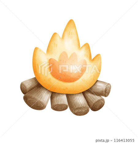 camping bonfire camping bonfire 116413055
