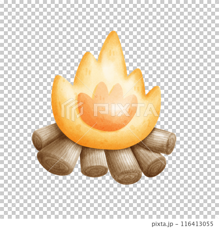 camping bonfire camping bonfire 116413055