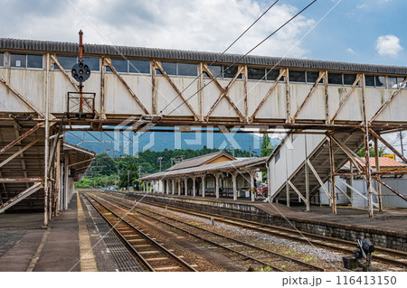 関西線柘植駅構内風景 関西線柘植駅構内風景 116413150