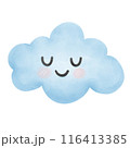 blue cloud on the cloud 116413385