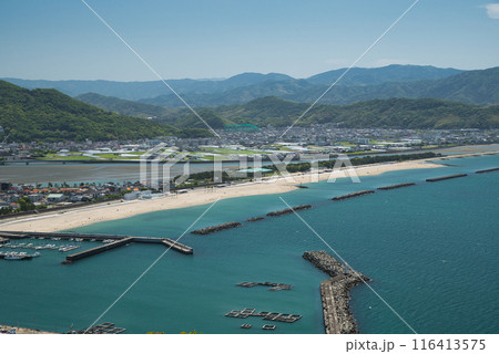 片男波海岸を望む 【和歌山県和歌山市】 片男波海岸を望む 【和歌山県和歌山市】 116413575
