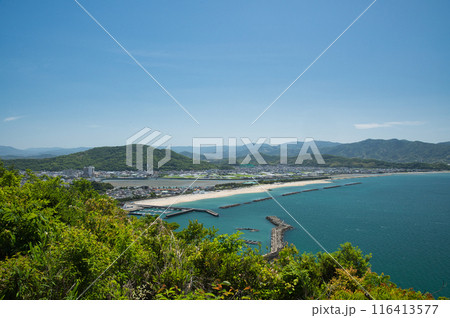 片男波海岸を望む 【和歌山県和歌山市】 片男波海岸を望む 【和歌山県和歌山市】 116413577
