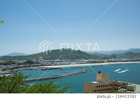 片男波海岸を望む 【和歌山県和歌山市】 片男波海岸を望む 【和歌山県和歌山市】 116413582