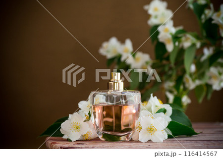 fragrant jasmine flowers and perfume fragrant jasmine flowers and perfume 116414567