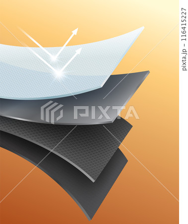Special 4 layer material that can reflect sunlight and UV rays with a sheet of material that can absorb UV rays. Used for advertising blackout curtains, high density materials, heat insulation. Special 4 layer material that can reflect sunlight and UV rays with a sheet of material that can absorb UV rays. Used for advertising blackout curtains, high density materials, heat insulation. 116415227