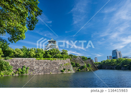 大阪城風景 116415983