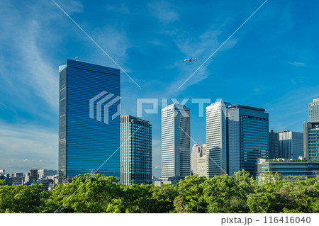 大阪ビジネスパーク　大阪城内からの風景 116416040