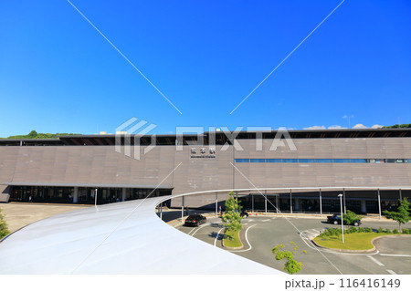 【熊本県】快晴の熊本駅の白川口(東口) 【熊本県】快晴の熊本駅の白川口(東口) 116416149