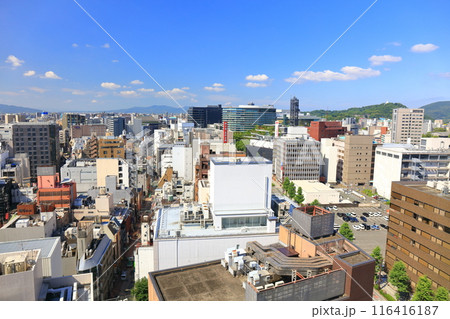 【熊本県】熊本市役所から見た熊本市街地 116416187