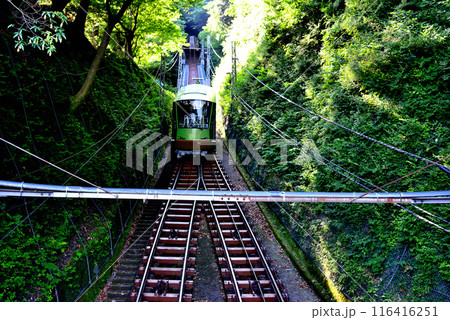 神奈川県 丹沢大山国定公園 大山ケーブルカー大山寺駅の風景 神奈川県 丹沢大山国定公園 大山ケーブルカー大山寺駅の風景 116416251