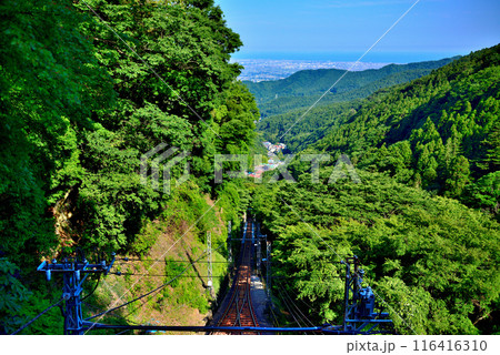 神奈川県 丹沢大山国定公園 大山ケーブルカー大山寺駅の風景 神奈川県 丹沢大山国定公園 大山ケーブルカー大山寺駅の風景 116416310