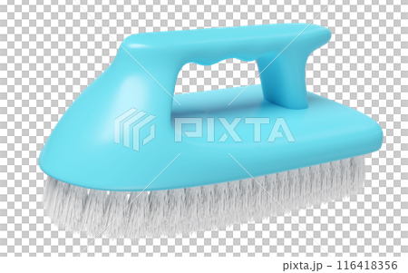 3d cleaning brush with handle for clean floor isolated. cleaning tool equipment, 3d illustration render 3d cleaning brush with handle for clean floor isolated. cleaning tool equipment, 3d illustration render 116418356