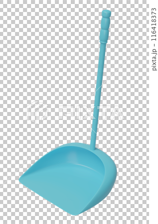 3d cleaning dustpan long isolated. cleaning tool equipment, 3d illustration render 3d cleaning dustpan long isolated. cleaning tool equipment, 3d illustration render 116418373