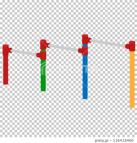 鉄棒のイラスト 116418460
