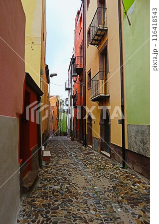 サルディーニャ、ボーザ旧市街 116418543