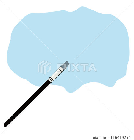 色塗りをしているイラスト 色塗りをしているイラスト 116419254