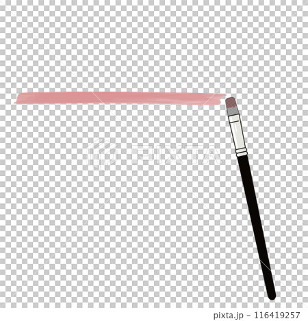 用畫筆在想要強調的地方畫線的插圖 用畫筆在想要強調的地方畫線的插圖 116419257