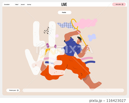 Life Unframed: Cloud catcher -modern flat vector concept illustration of running man with butterfly net. Metaphor of unpredictability, imagination, whimsy, cycle of existence, play, growth, discovery Life Unframed: Cloud catcher -modern flat vector concept illustration of running man with butterfly net. Metaphor of unpredictability, imagination, whimsy, cycle of existence, play, growth, discovery 116423027