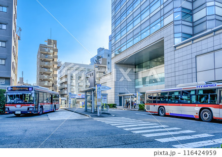 東京都世田谷区の都市風景 用賀駅 東京都世田谷区の都市風景 用賀駅 116424959