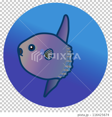 マンボウのイラスト 116425674