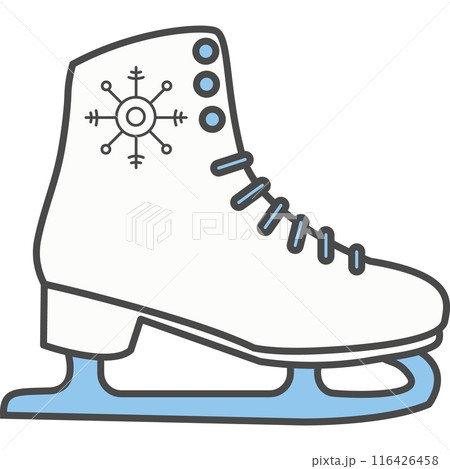 Skates shoes vector icon isolated 116426458