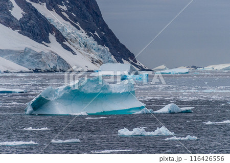 Antarctic landscape near the Lemaire channel 116426556