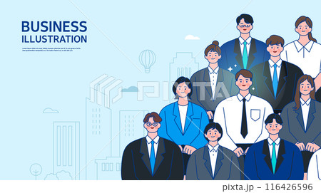 Business concept vector line illustration Business concept vector line illustration 116426596