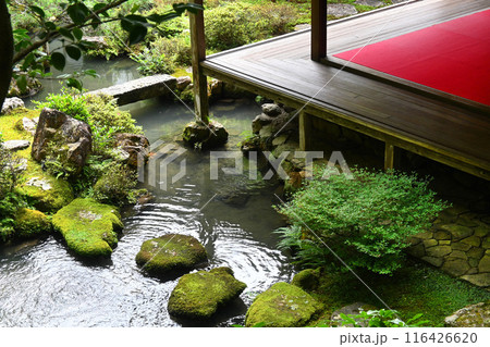 京都府長岡京市の楊谷寺 名勝庭園浄土苑 京都府長岡京市の楊谷寺 名勝庭園浄土苑 116426620