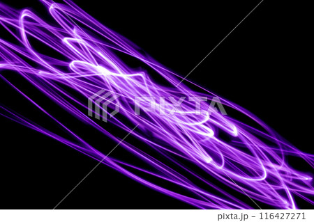 パープルカラー系光跡 (背景素材) パープルカラー系光跡 (背景素材) 116427271