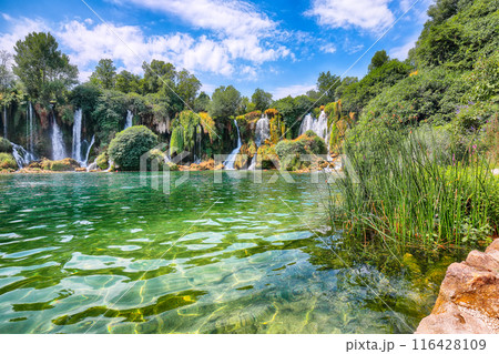 Kravice waterfalls in the National Park of Bosnia and Herzegovina. 116428109