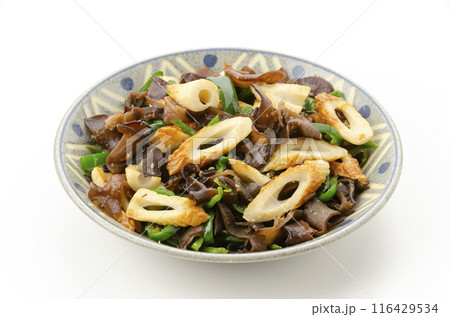 きくらげとちくわの炒め物 きくらげとちくわの炒め物 116429534