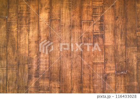 Old brown wooden hardwood with striped 116433028